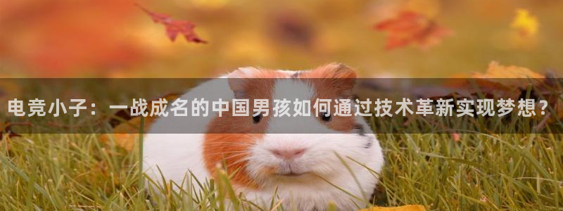 ky开元电竞：电竞小子：一战成名的中国男孩如何通过技术革新实现梦想？
